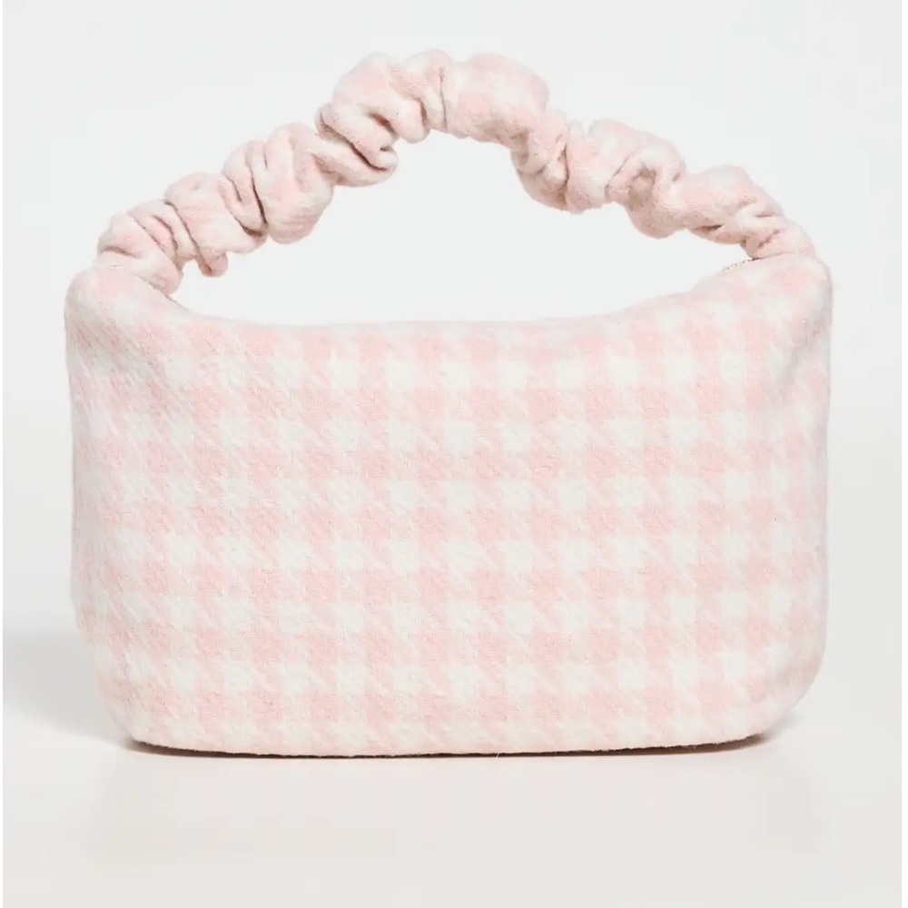 Stoney clover lane houndstooth print novelty scrunch handle bag